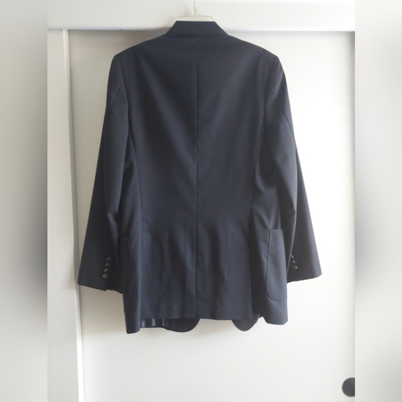 Brooks Brothers 1818 Regent Classic Blazer Jacket Wool Navy Blue 42R Preppy - Picture 2 of 11